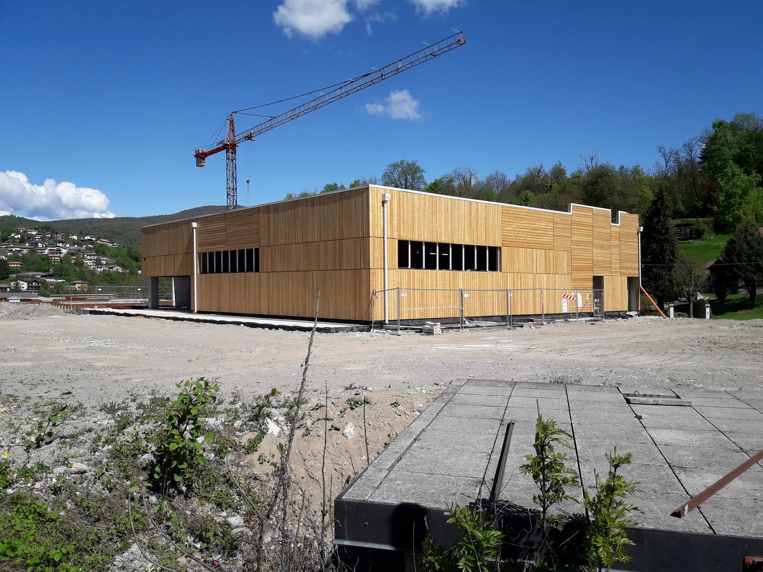 Area ex Orly — San Fedele Intelvi — edificio e strutture dell’area ex orly