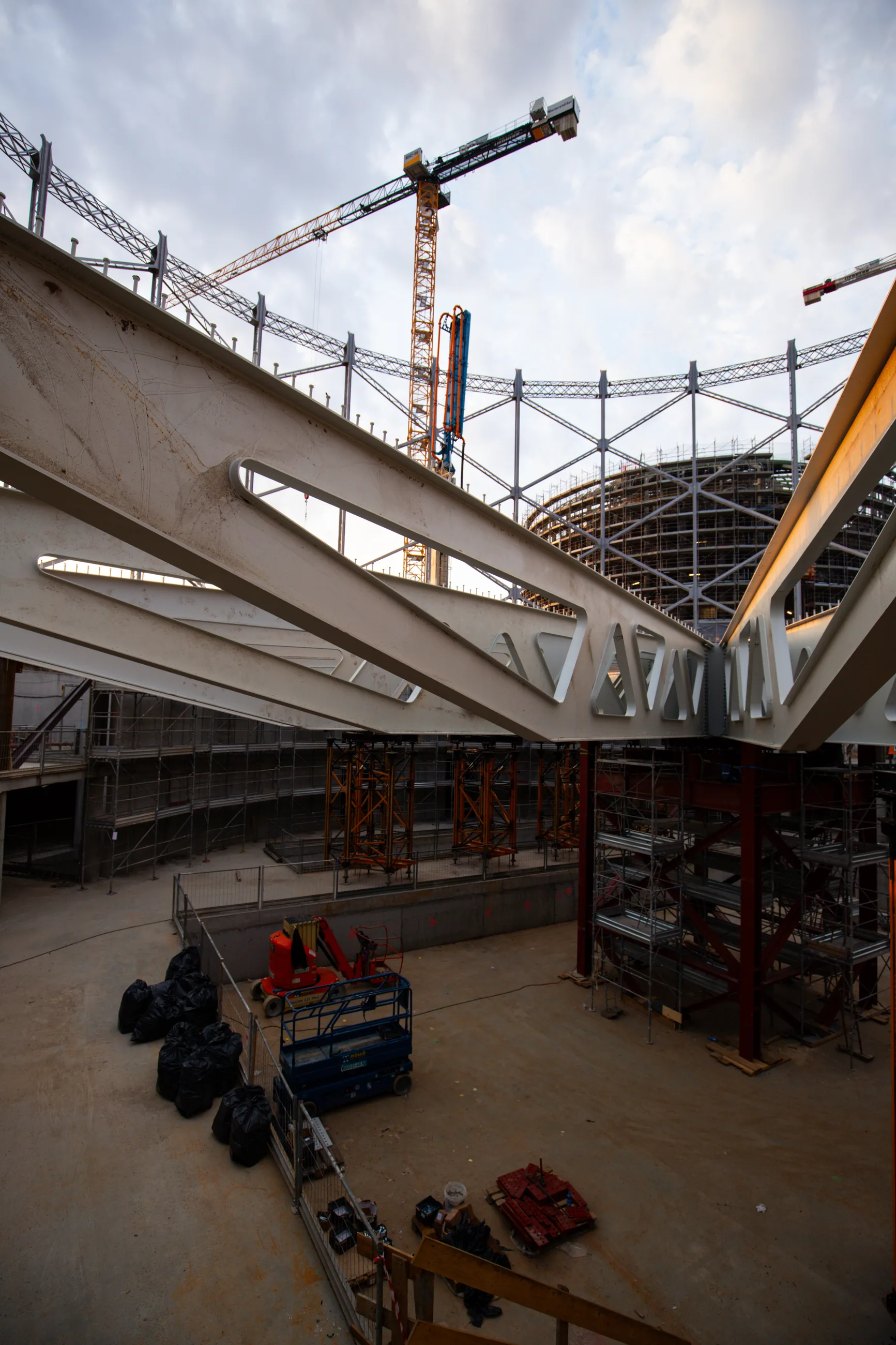 Gasometro — cantiere visto dall’alto