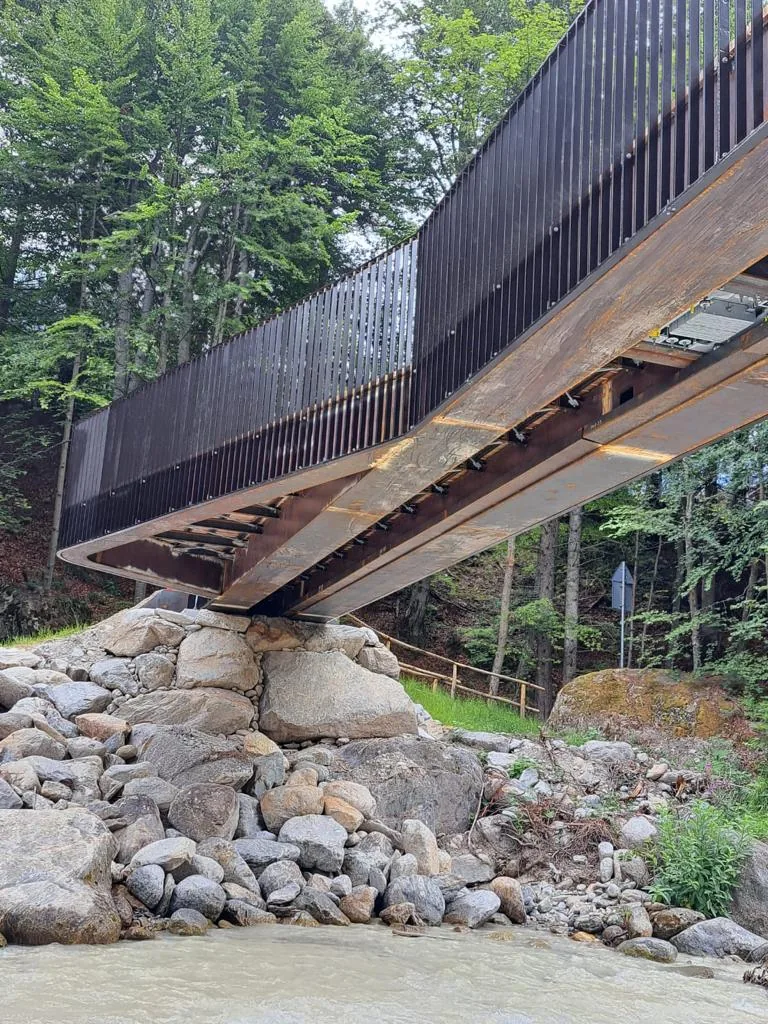 Passerella pedonale sul torrente Anza — Macugnaga: fotografia della struttura, vista 8