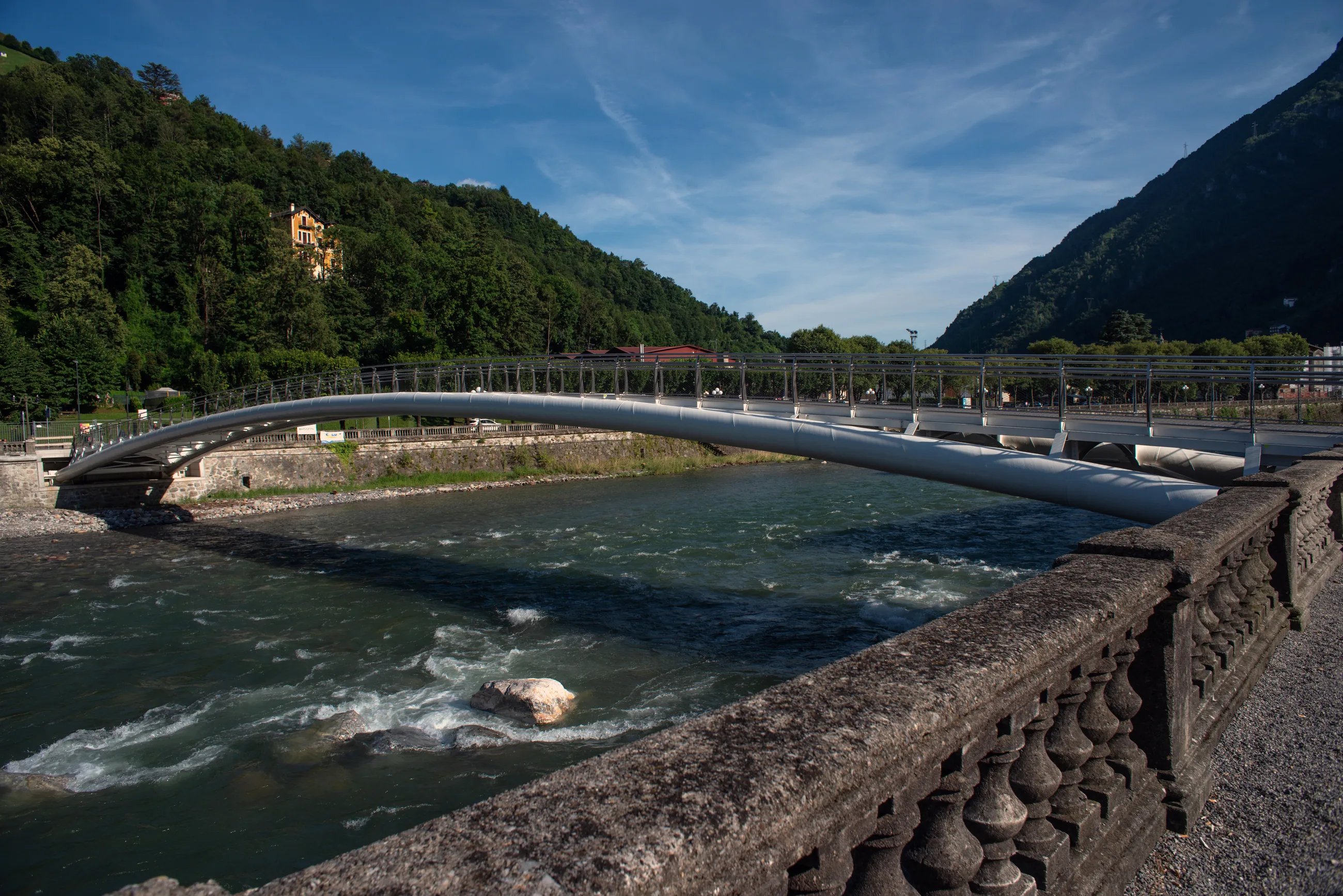 Passerella sul Brembo — San Pellegrino Terme: fotografia della struttura, vista 12