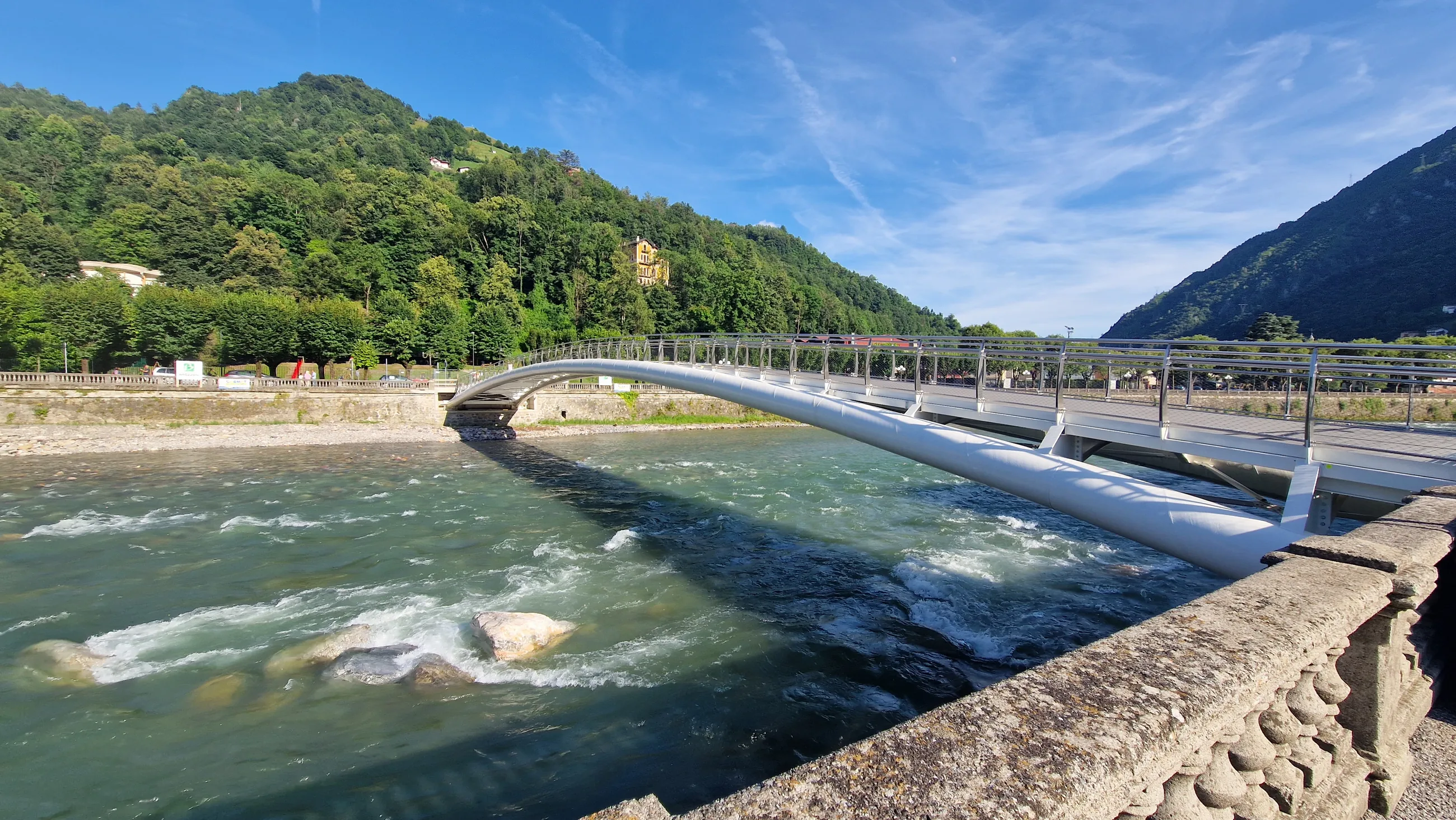 Passerella sul Brembo — San Pellegrino Terme: fotografia della struttura, vista 4