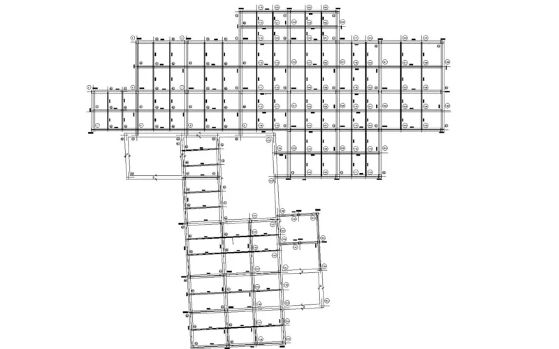 Policlinico Palermo — Schema delle strutture e degli spazi di collegamento