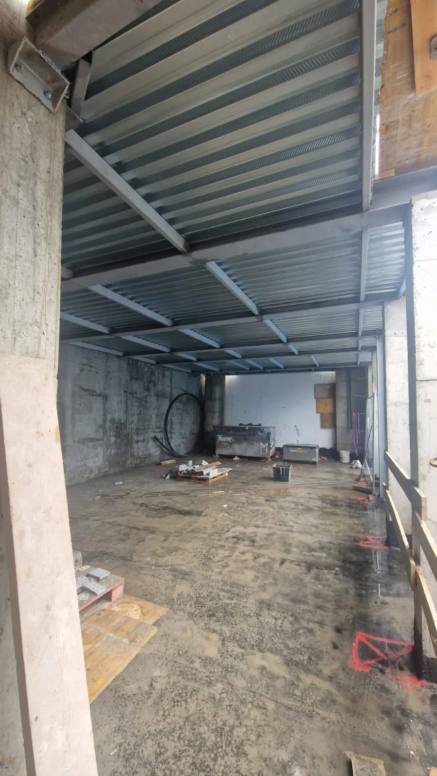 Residenze Via Giannone 2 — interno durante i lavori