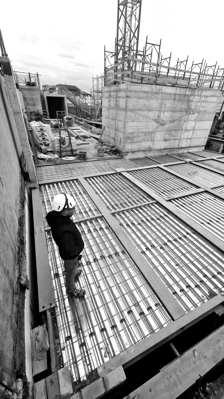 Residenze Via Giannone 2 — vista del cantiere