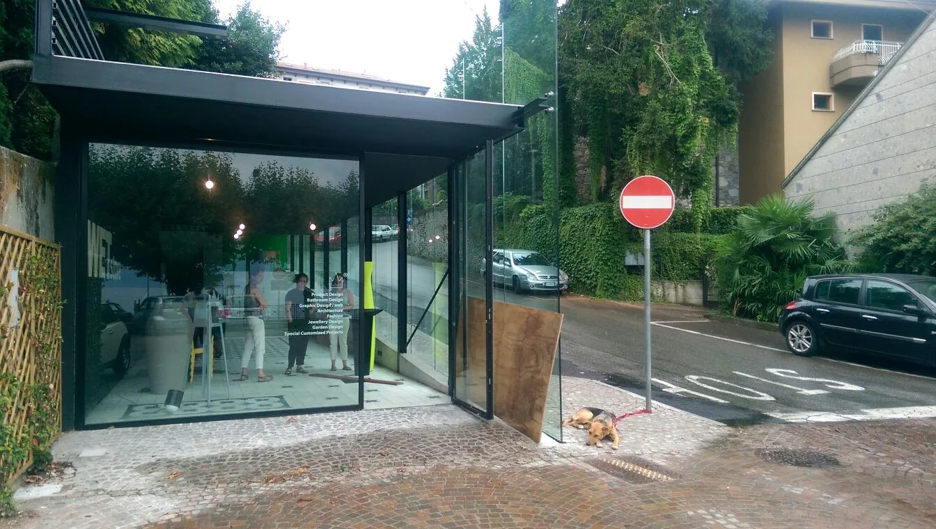 Wet Store — Fabbricato vetrato e struttura della copertura